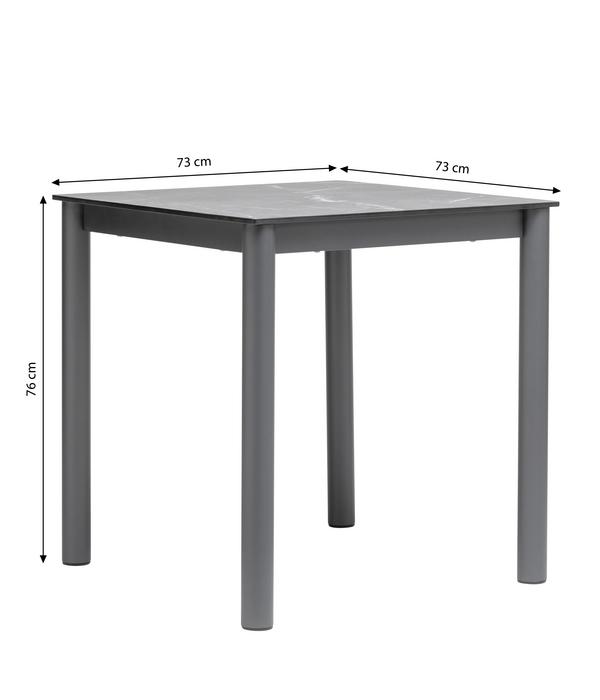 Dehner Tisch Brooklyn, ca. B73/H76/T73 cm