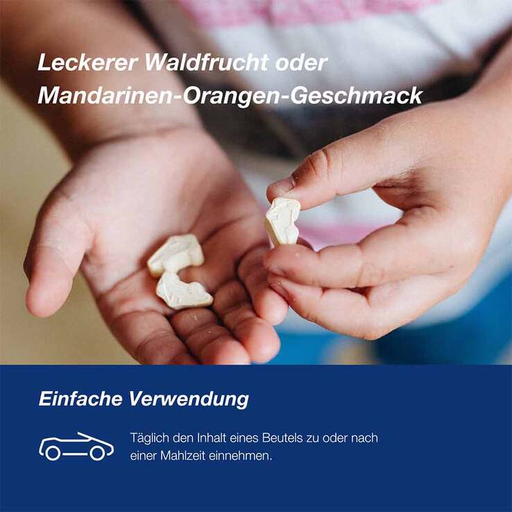 Orthomol Junior C plus Kautabletten Mandarine-Orange, 14 St