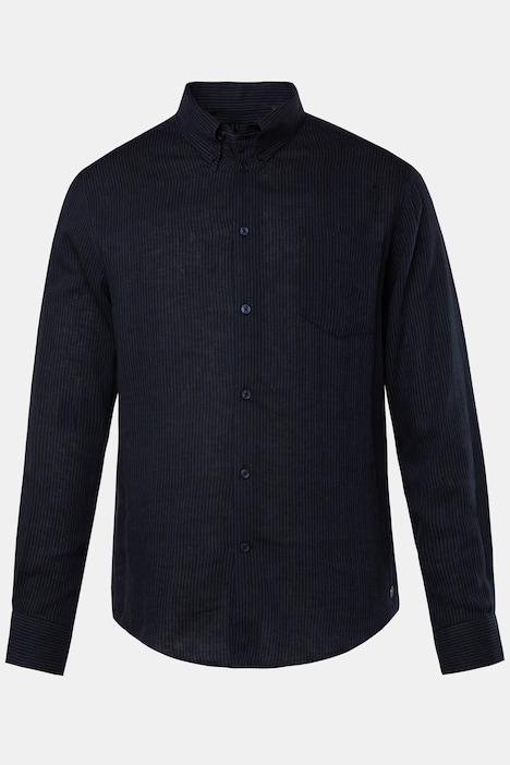 JP 1880 Streifenhemd, Langarm, Buttondown-Kragen, Modern Fit, bis 8 XL