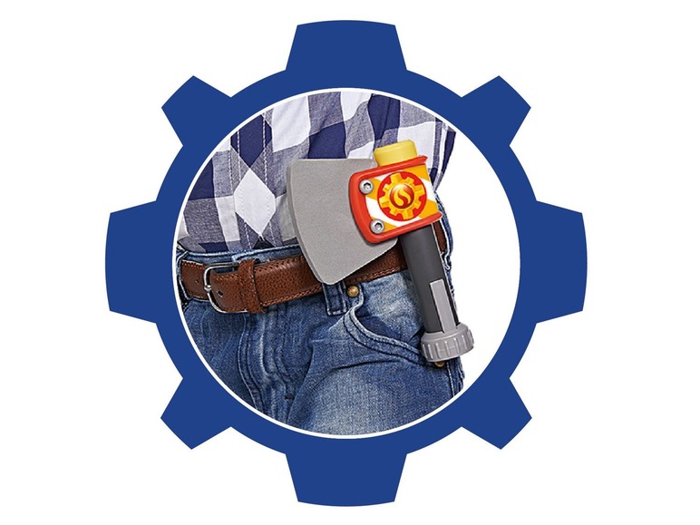 Brandweerman Sam handschoenen en bijl