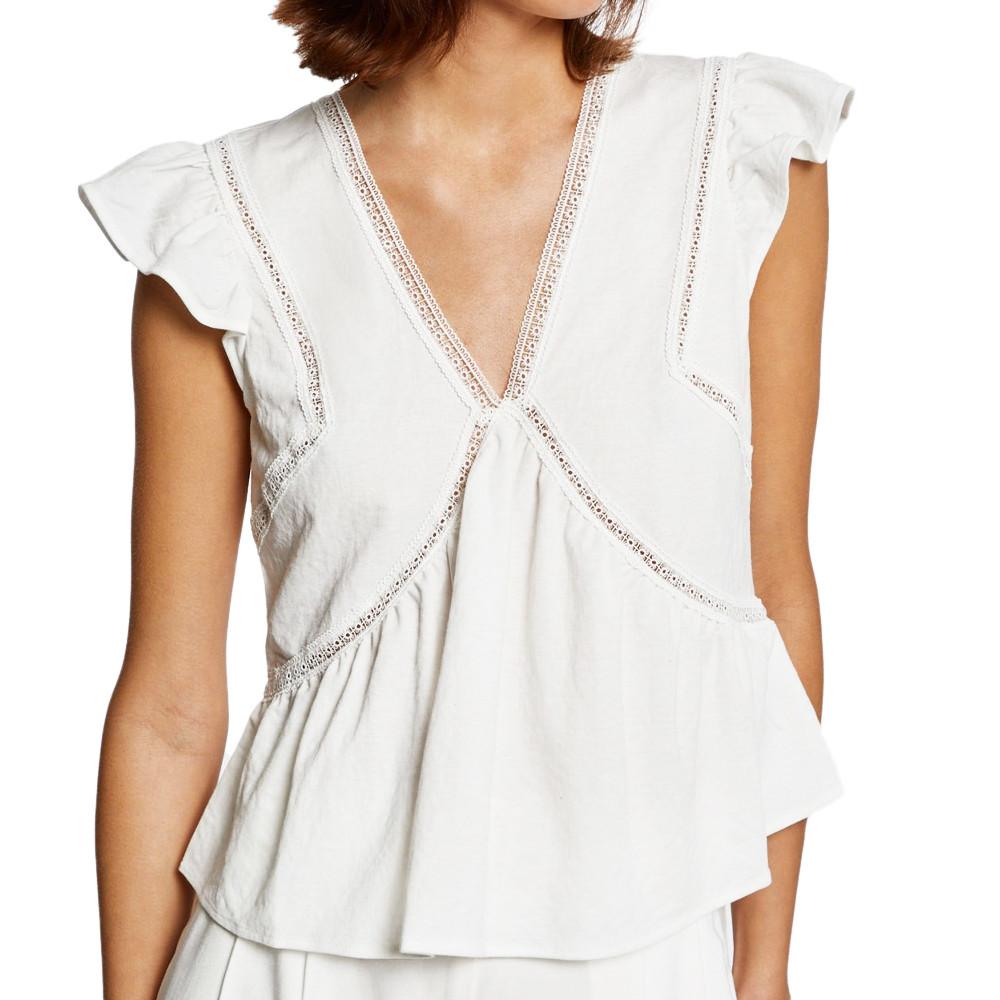 Morgan Top Blanc Femme Morgan Dera