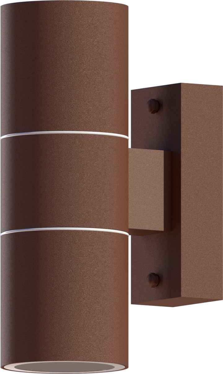 Calex wandlamp Turin roest 10,8 x 6 x 17 cm