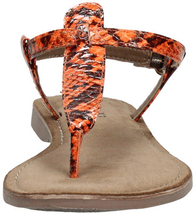 Lazamani Dames sandalen oranje