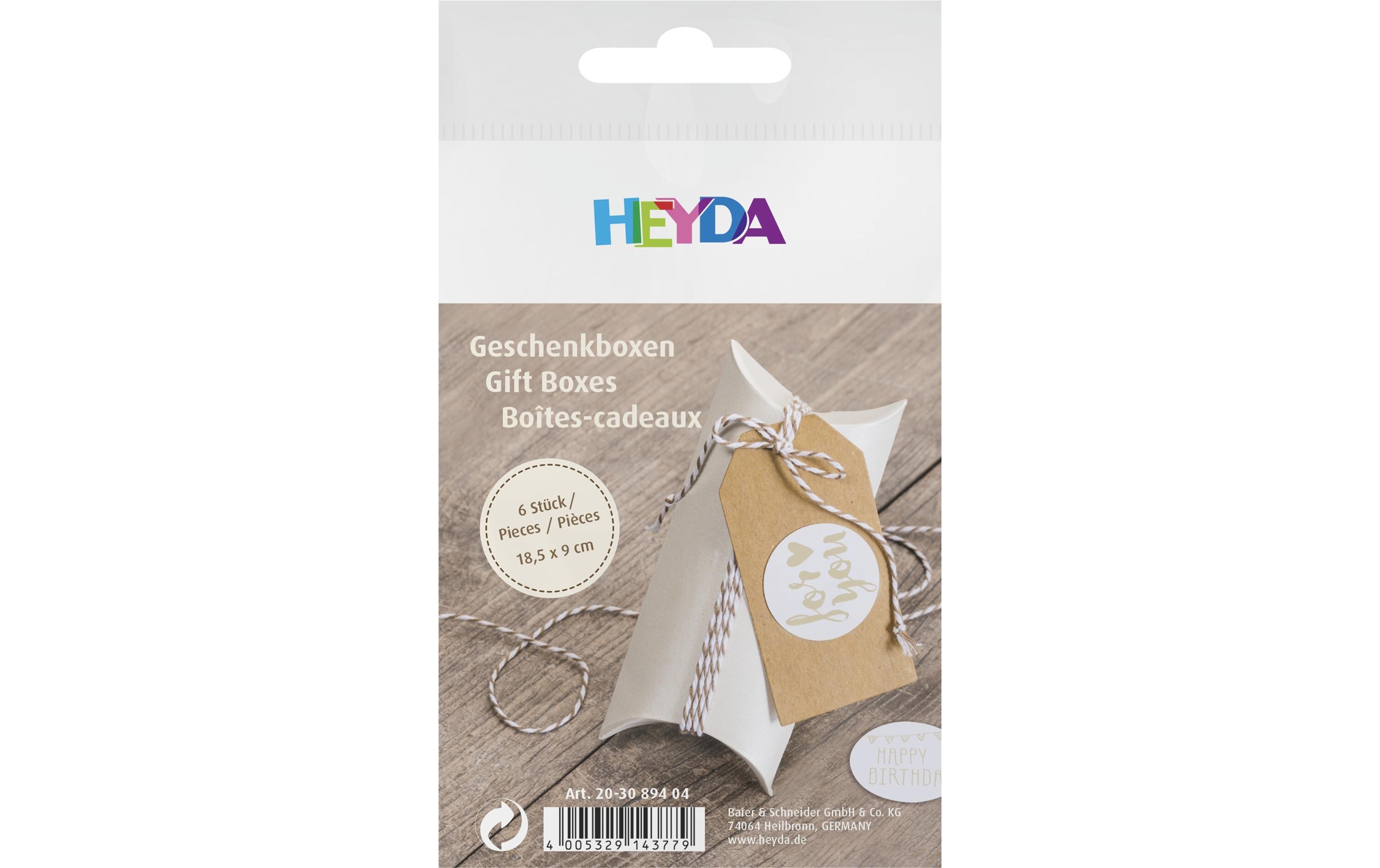 Geschenkbox 6 Stück, Creme, 90 x 125 mmGeschenkschachtel für ein tolles Geschenk