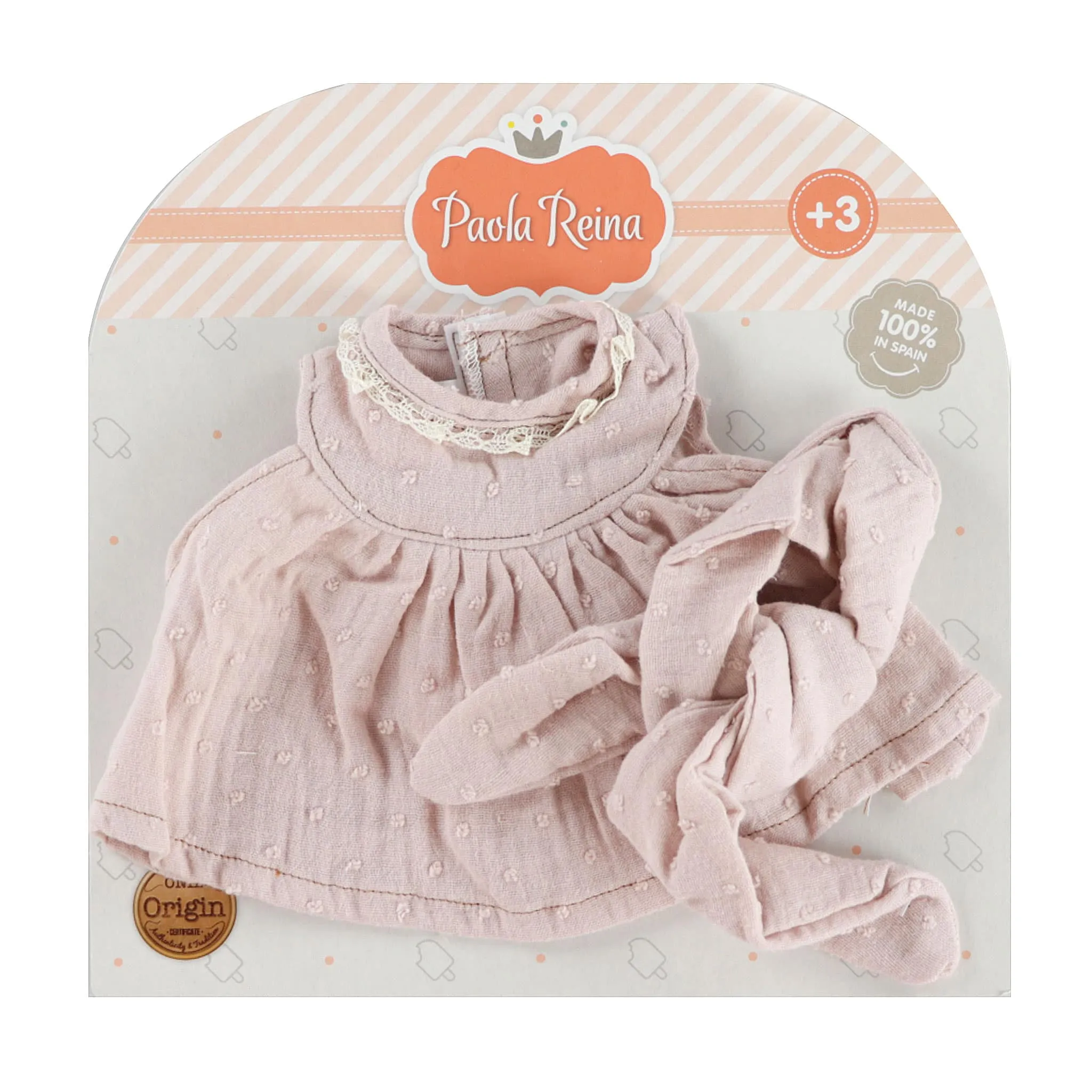 Paola Reina Robe en Lin pour Poupée Paola Reina