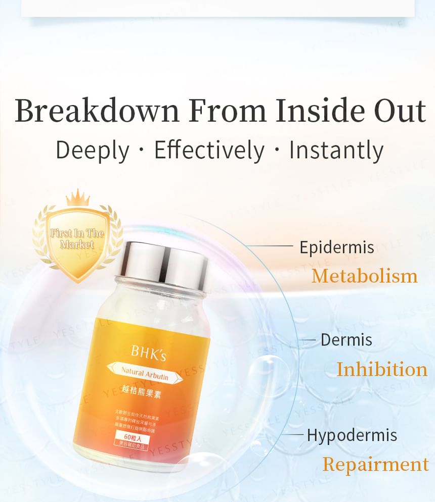 BHK's - Natuurlijke Arbutine Complex Capsules