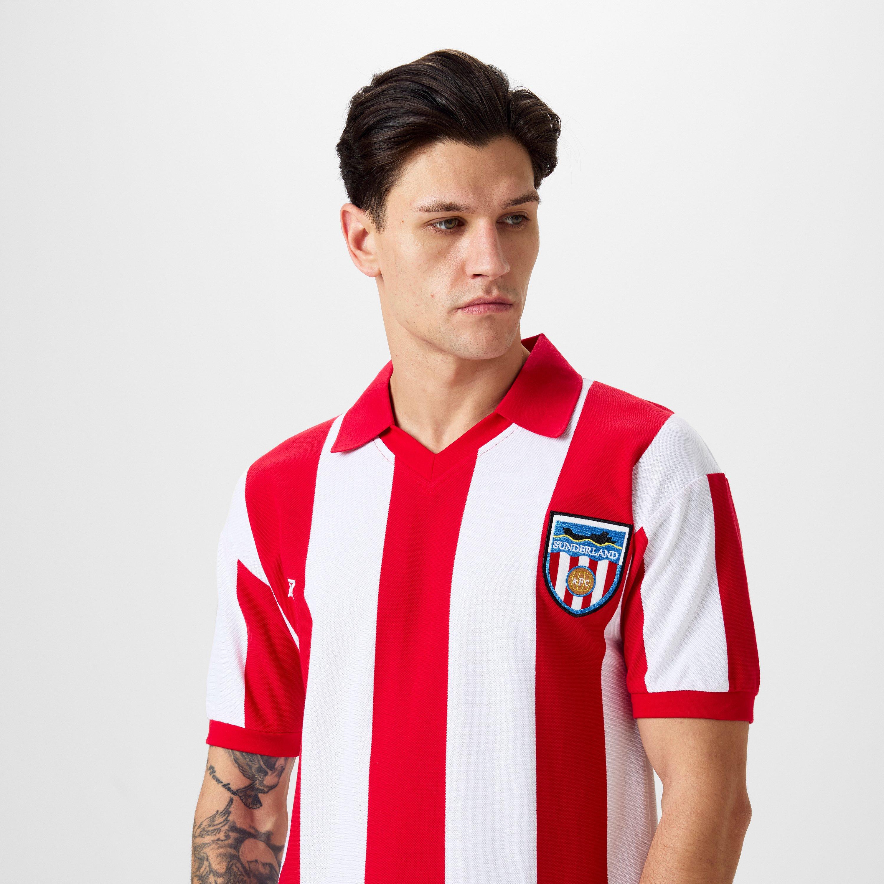 Score Draw ScoreDraw Sunderland 1978 Umbro Retro Football Shirt Adults