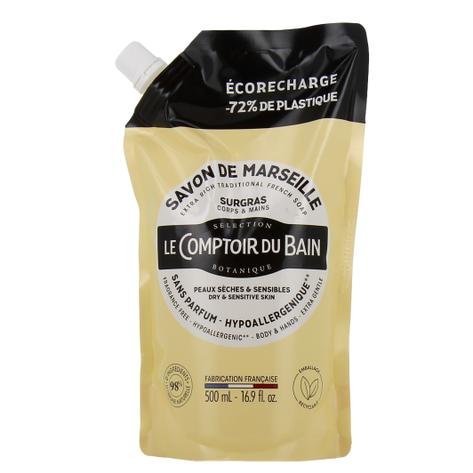 Le comptoir du Bain Eco Recharge Savon de Marseille Liquide