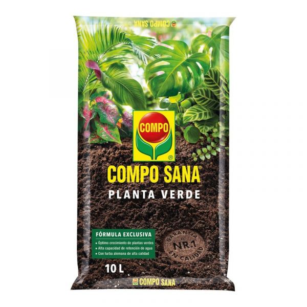 Compo Substrato para Plantas Verdes Sana 10l