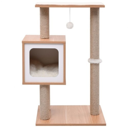 Arranhador para Gatos vidaXL, Branco