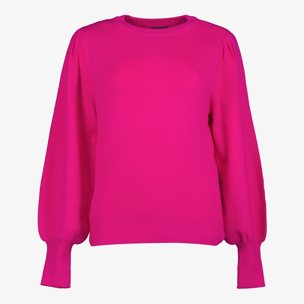 TwoDay dames trui met ballonmouwen roze