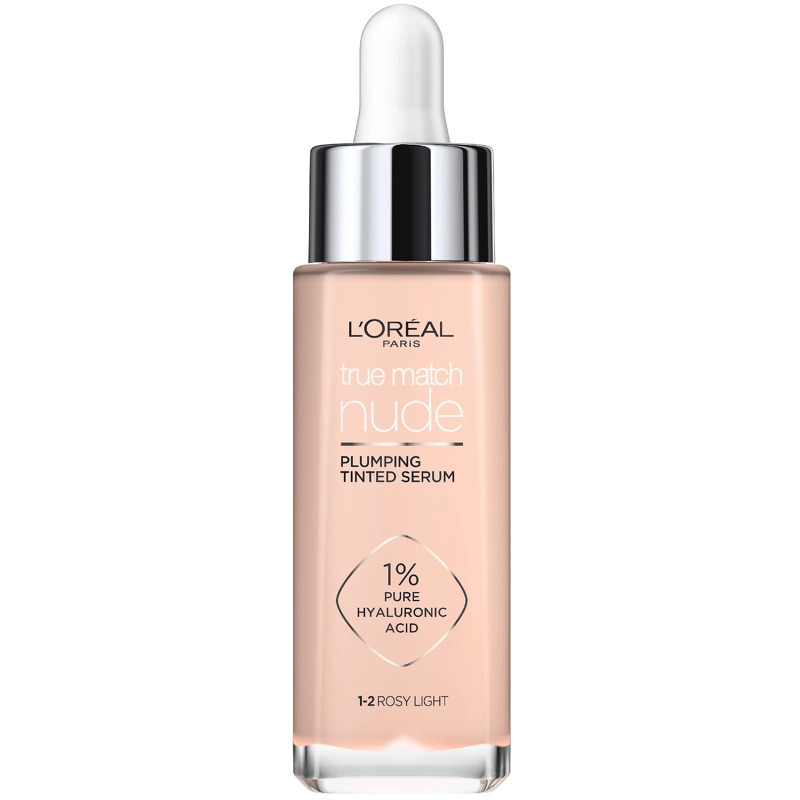 L'Oréal Paris Cosmetics True Match Nude Plumping Tinted Serum 30 ml - No. 1-2 Rosy Light