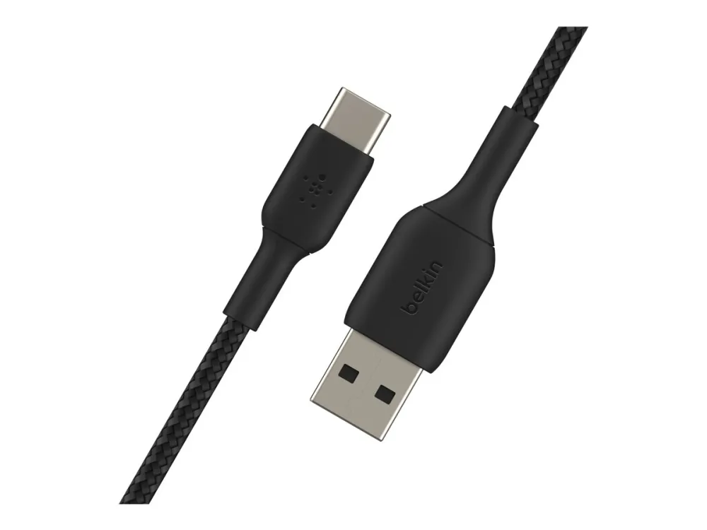 Belkin BoostCharge - USB-kabel - 24 pin USB-C (han) til USB (han) - 1 m - sort