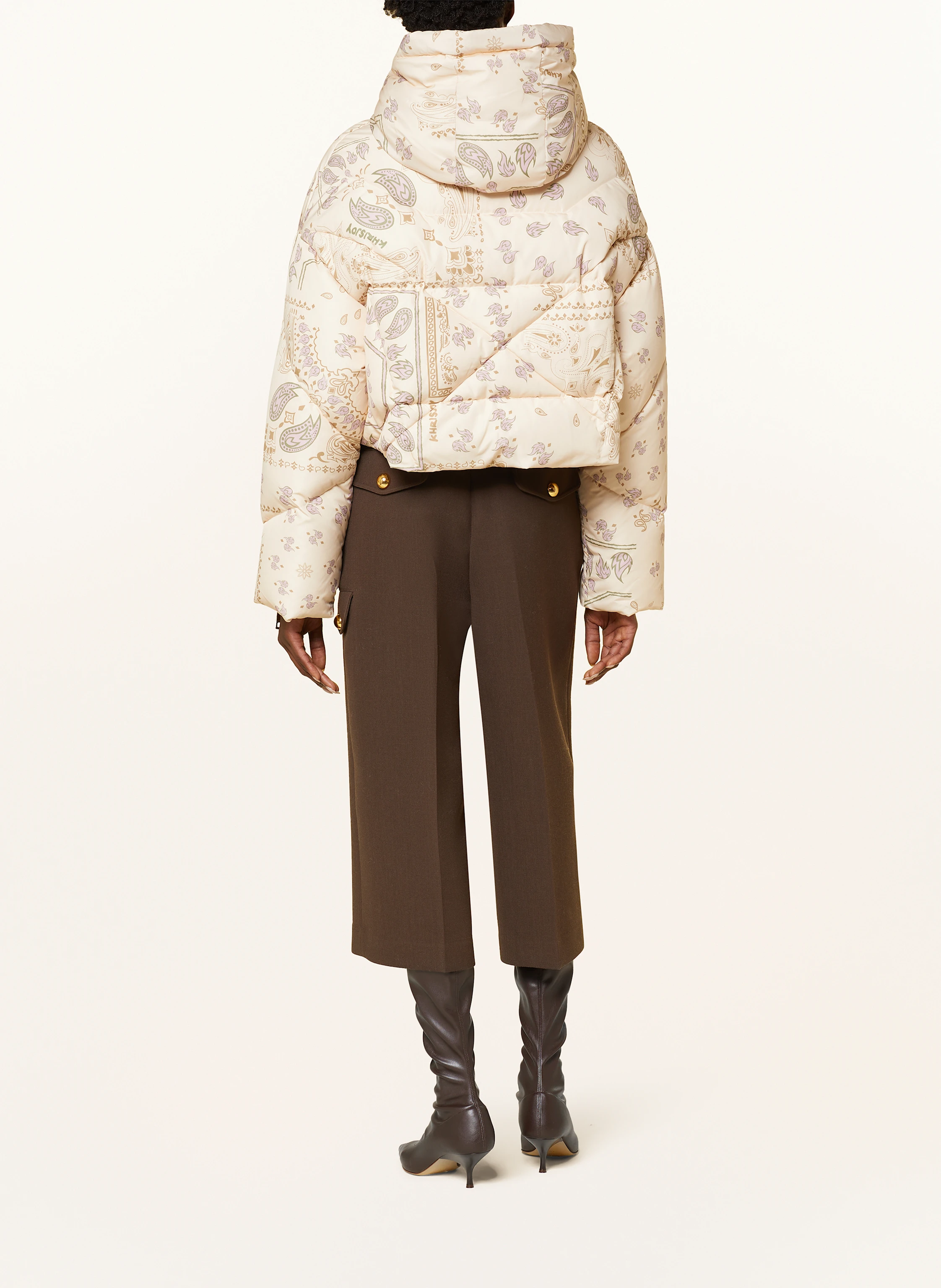 KHRISJOY Cropped-Daunenjacke BANDANA