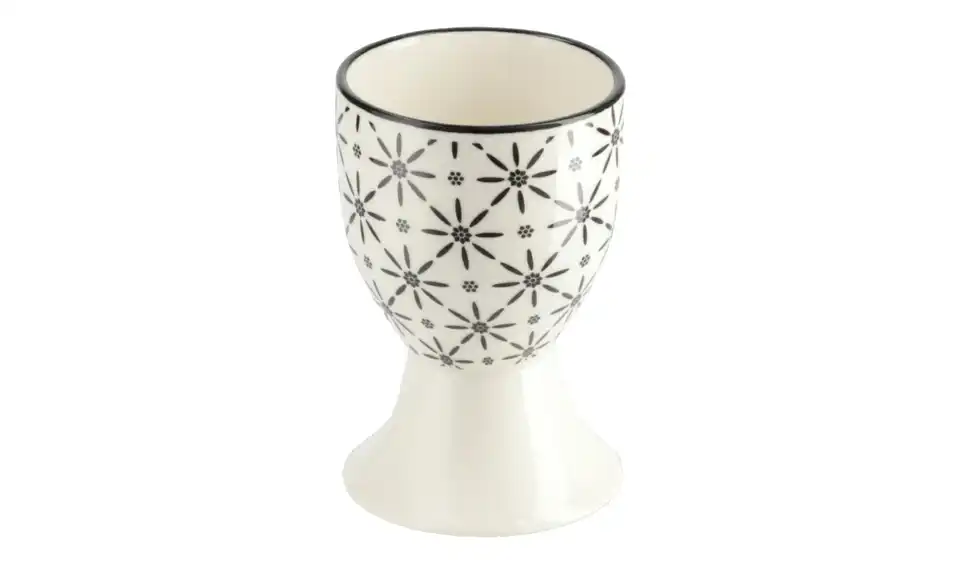 Eierbecher Schwarz, 2er-Set Juna