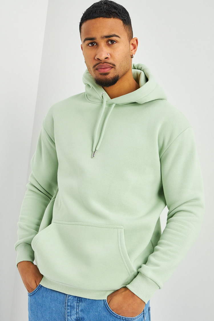 Sweat vert à capuche Brentiny
