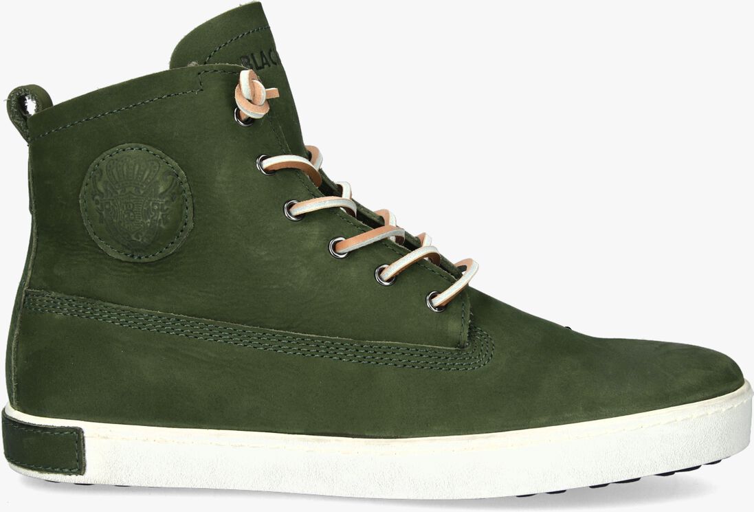 BLACKSTONE groene blackstone lage sneakers icon