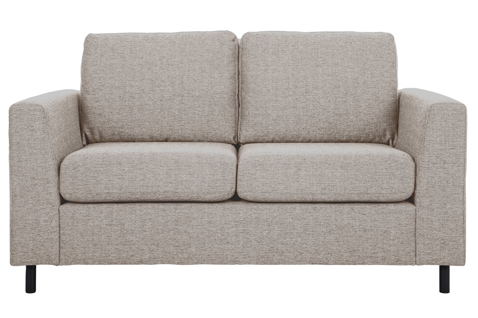 Oslo 2-seter sofa 2-seter i tekstil Hygge 11 beige med sorte ben.