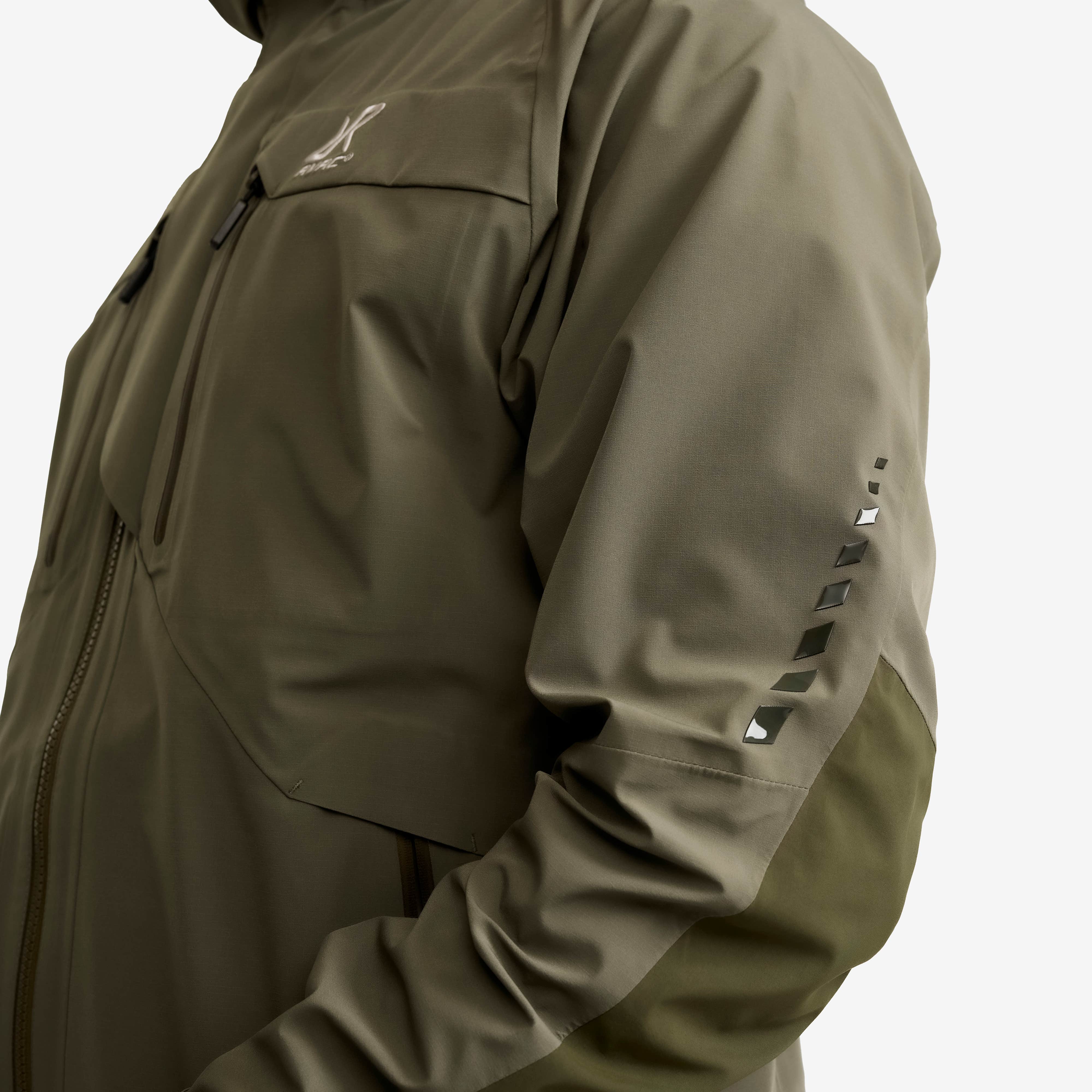 Aries Pro 3L Shell Jacket Herre Grape Leaf/Forest Night
