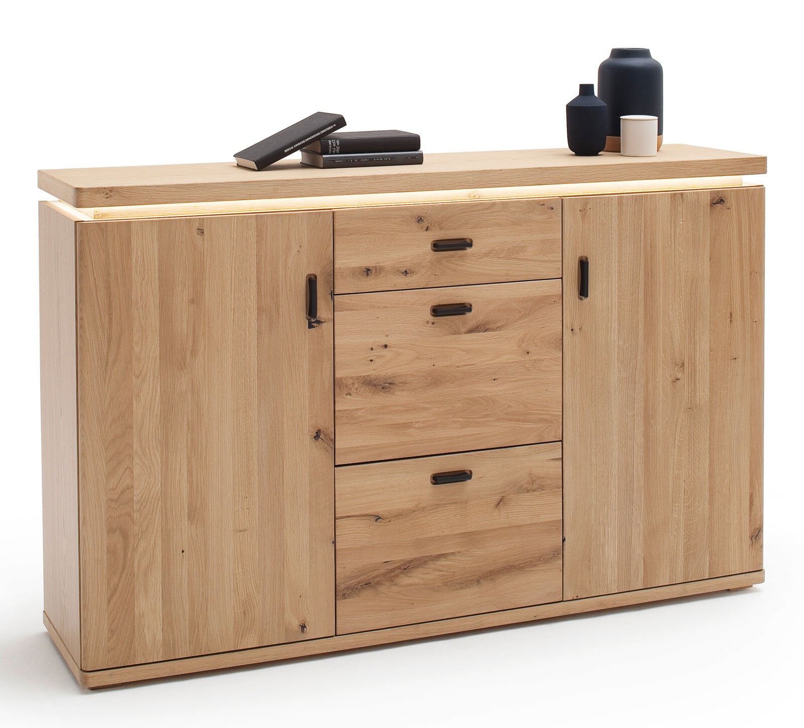 CASAVANTI Sideboard MADRID 150 x 95 cm Balkeneiche Bianco