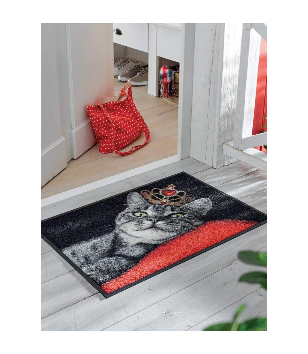 Paillasson ROYAL CAT TX Noir 50x75 OEKO TEX Fait en Europe