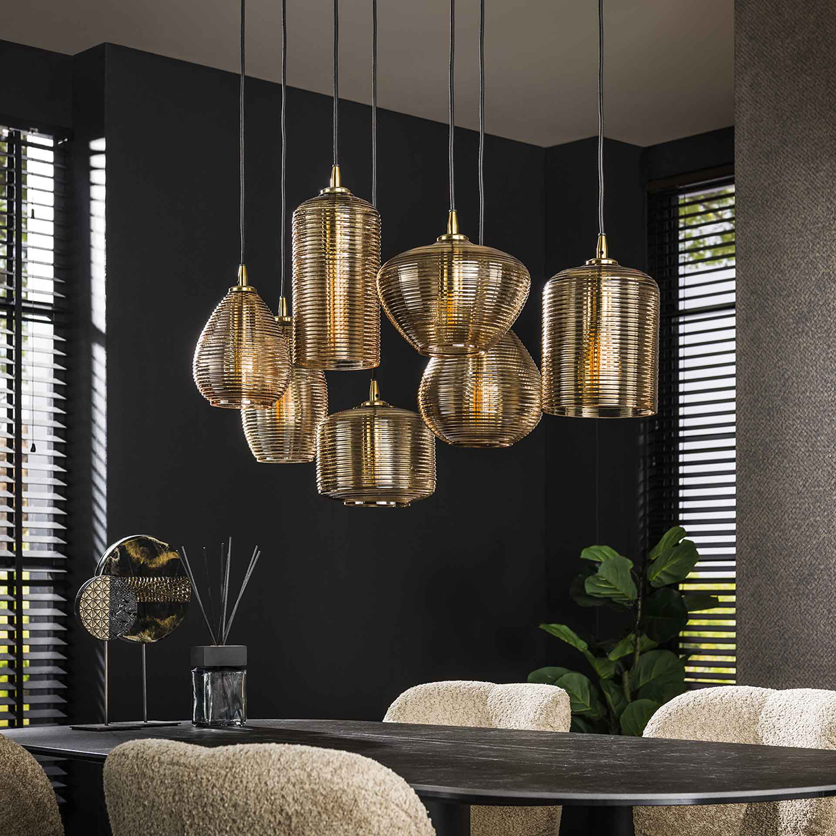 Hanglamp Nouveau Stripes 7