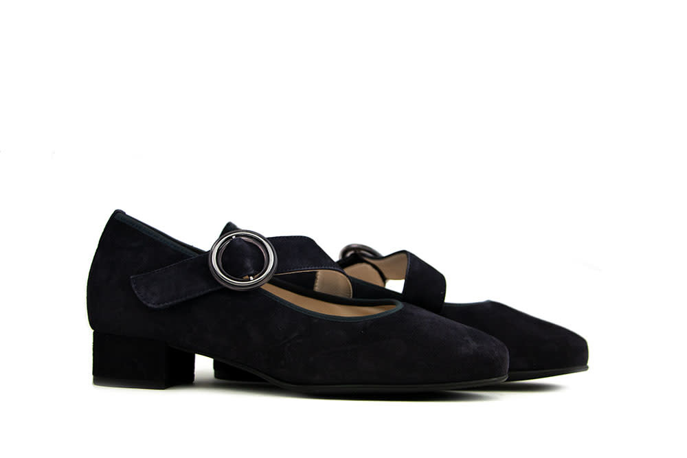 Hassia Pump met Band Ocean Suede Cordoba