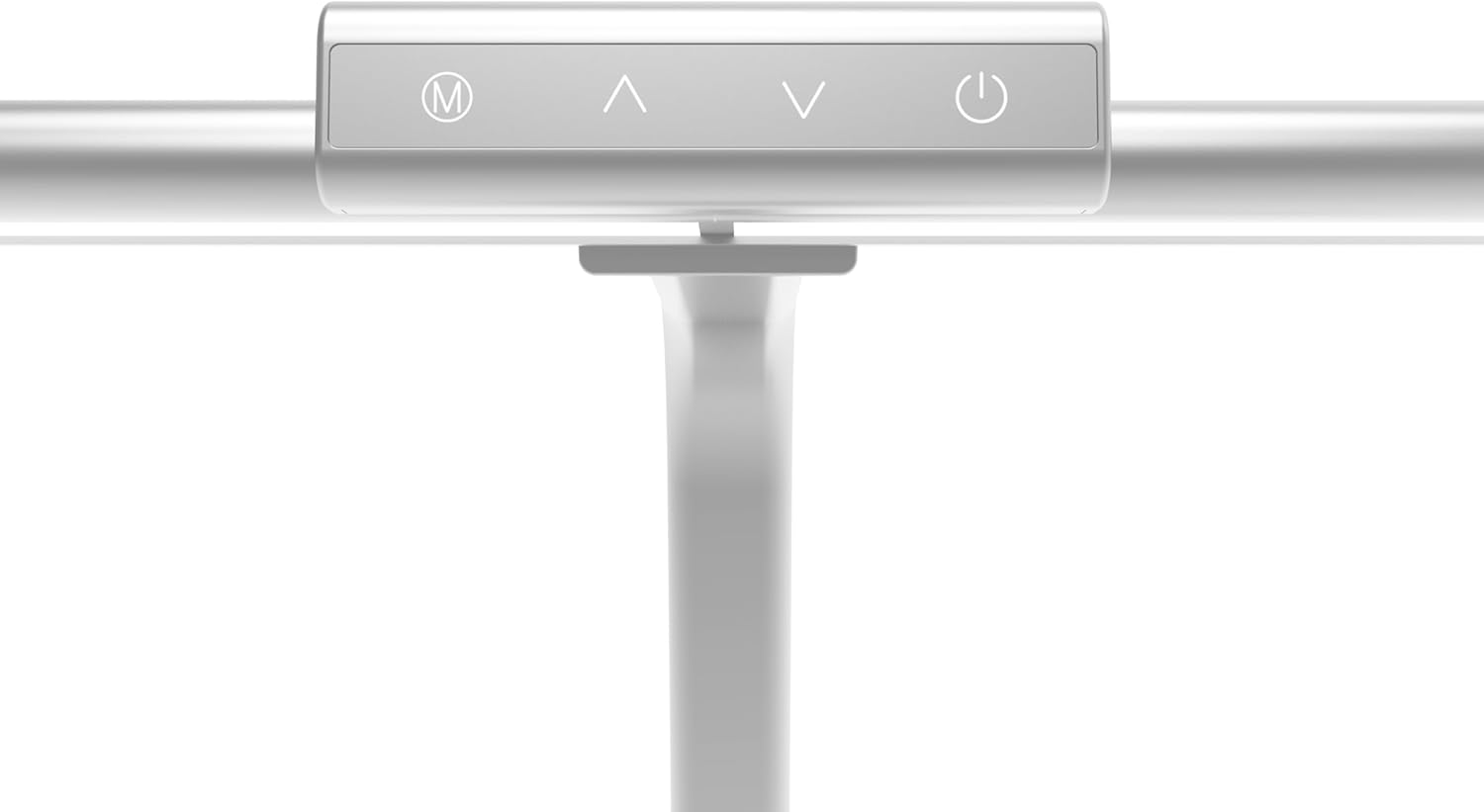 Unilux Strata base LED Schreibtisch-Leuchte dimbar, 66cm breit, Memory-Funktion für Lichtstärke und Farbtemperatur mit 4 TIMER-Funktionen, inkl. Fernbedienung, 2235 lm, weiß