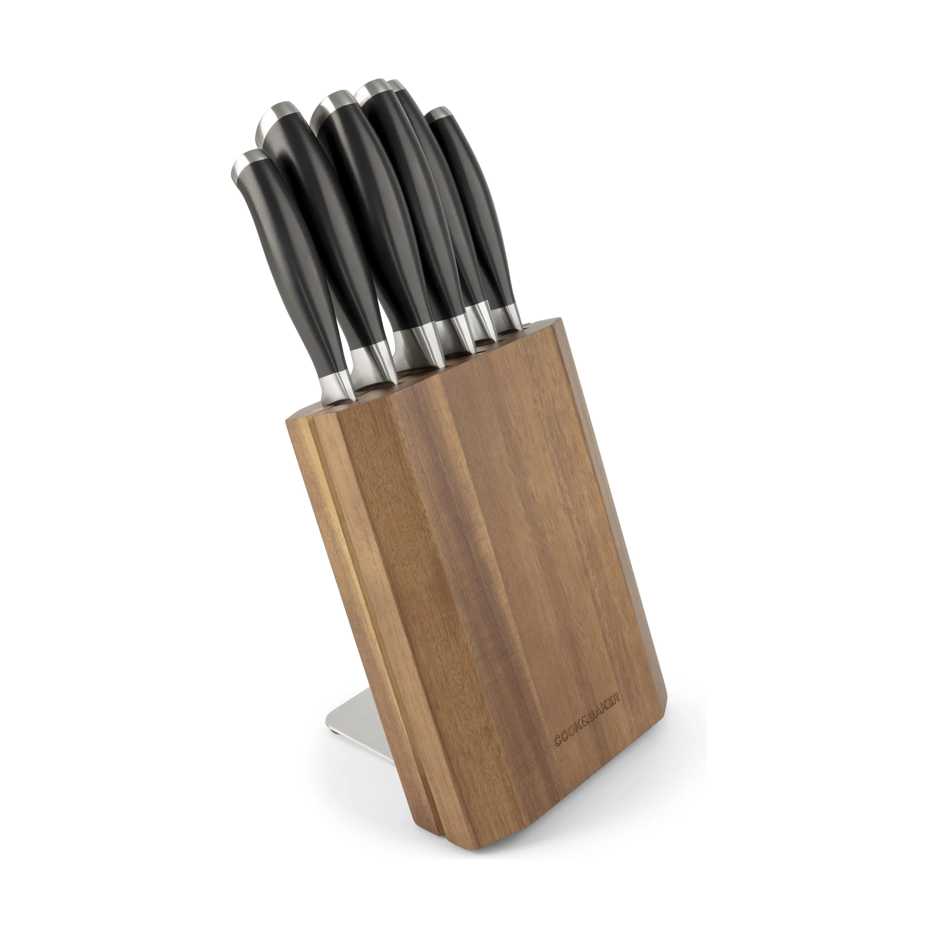 Cook & Baker Knivblok med 6 knive