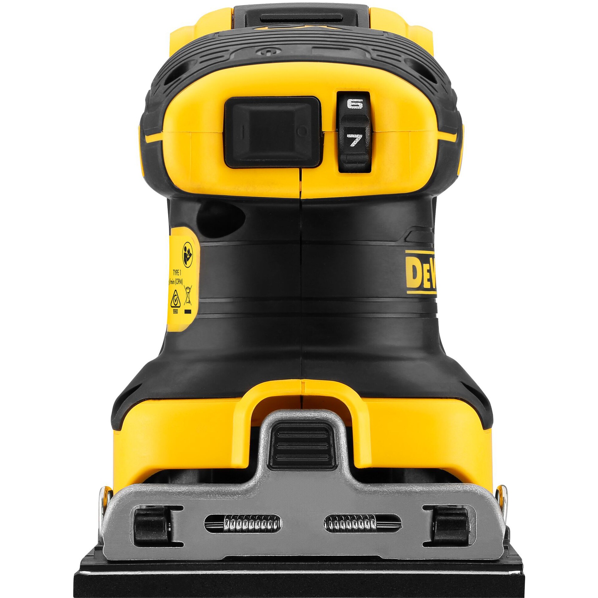 DeWalt Schwingschleifer Akku-Vibrationsschleifer DCW200NT, 18Volt