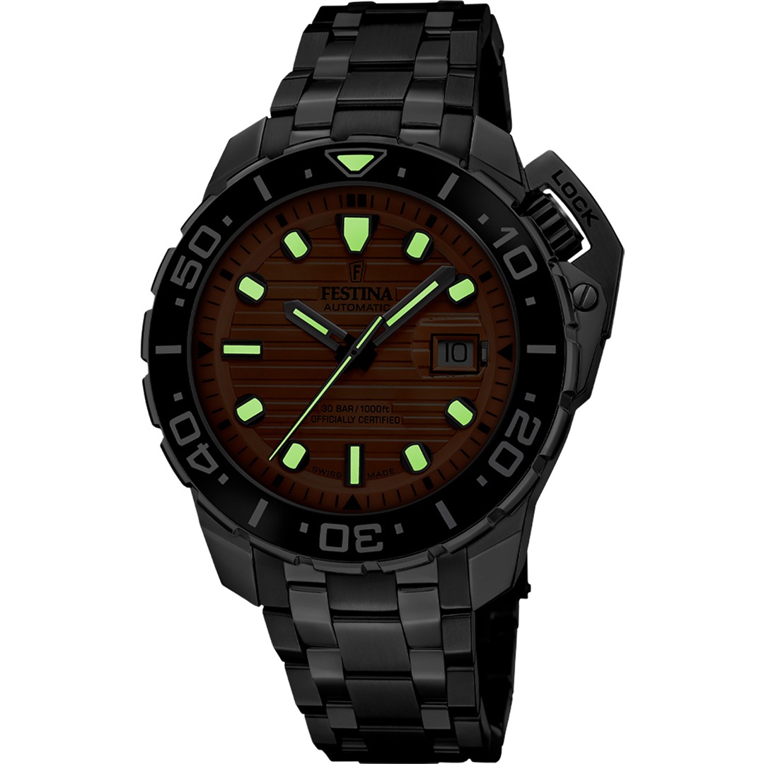 Festina Swiss Diver COSC Orange