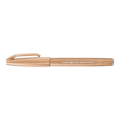 Pentel Sign pen - Feutre pinceau à pointe souple - brun