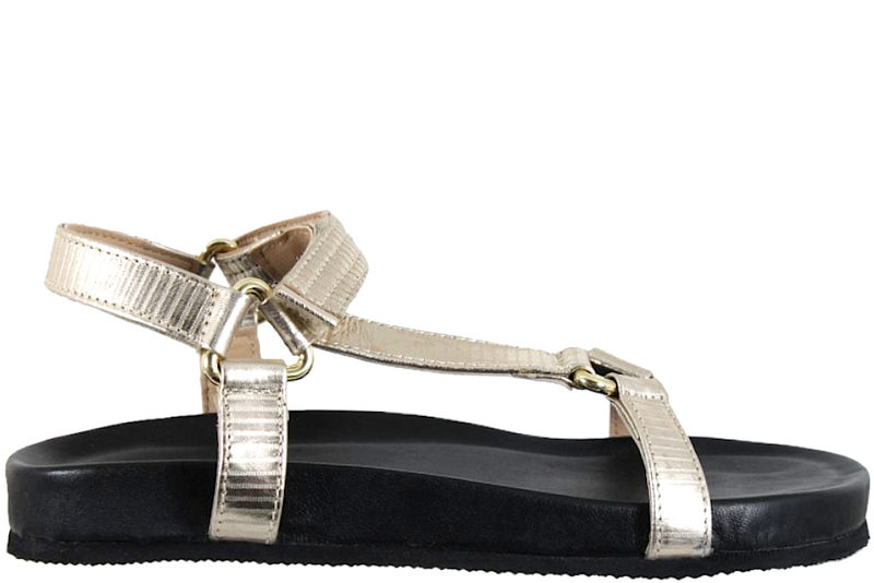 COPENHAGEN SHOES SUNSHINE METALLIC GOLD SANDAL