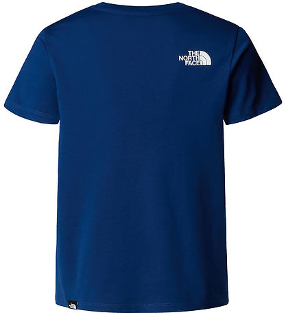 The North Face T-Shirt - Easy - Kombi Blue m. Logo