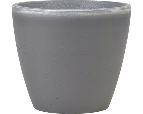 Lafiora gladde plantenpot Ø 32 cm H 28 cm antraciet/grijs