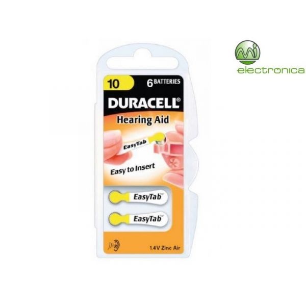 Duracell Pilha Zinc Air DA10 (PR70) BL6 - 1114001012