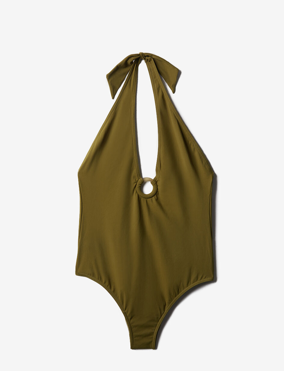 Maillot de bain une pièce tour de cou