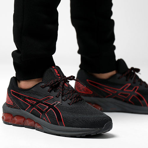 Baskets Gel Quantum 180 VII 1201A631 Black Red Alert