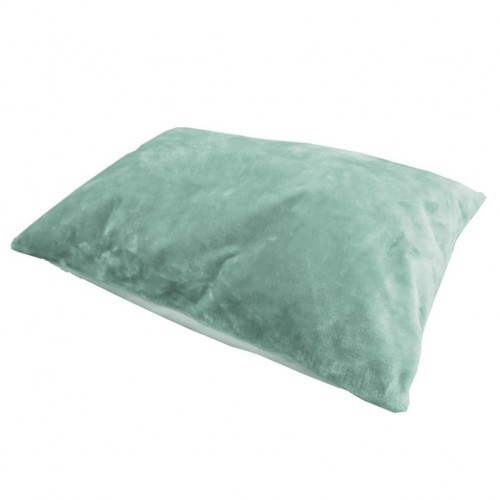 Cama de almofada em forma de cachorro verde