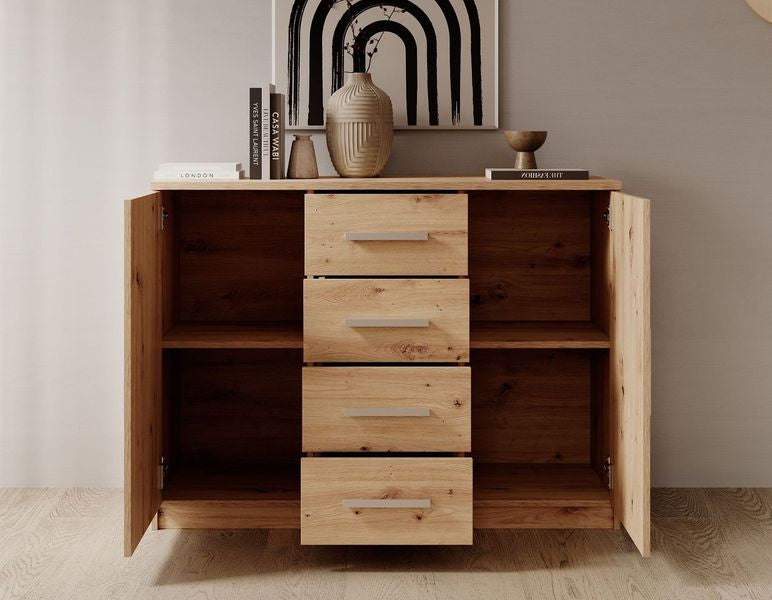 Ladekast Blake - Eiken - 120x40x90 cm