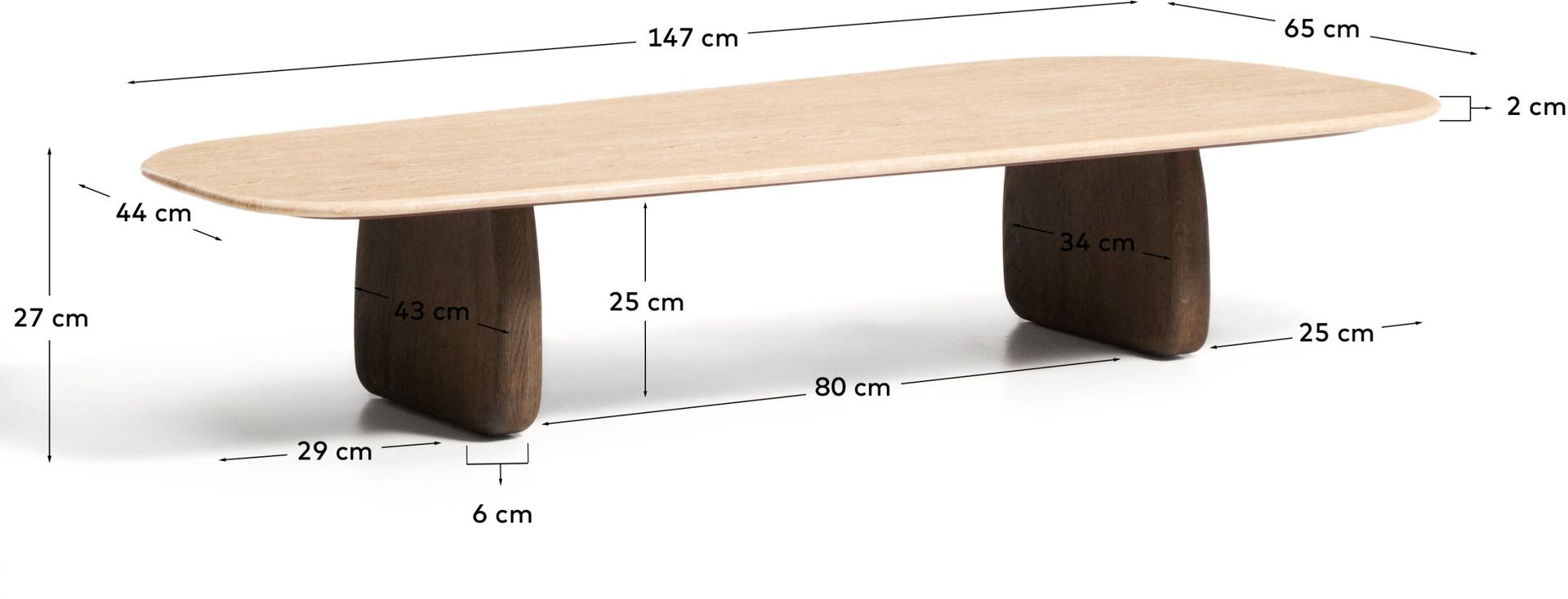Kave Home   Pirita Salontafel