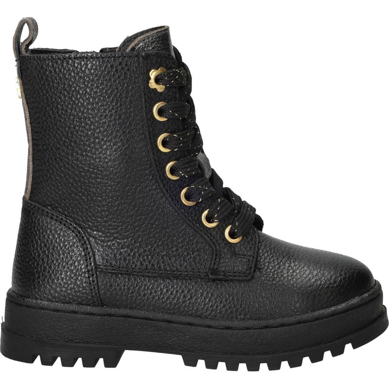 IK-KE Veterboots Zwart Meisjes