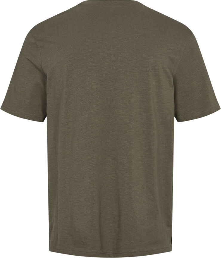Etirel Solid Slub T-shirt Grøn
