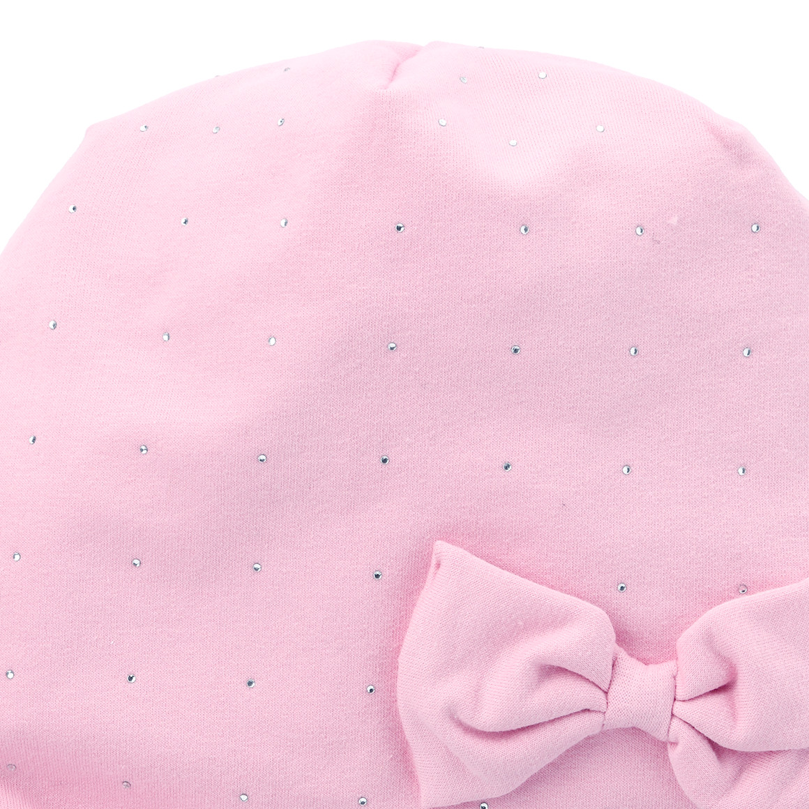 Topolino Mädchen Beanie mit Glitzersteinchen helllila