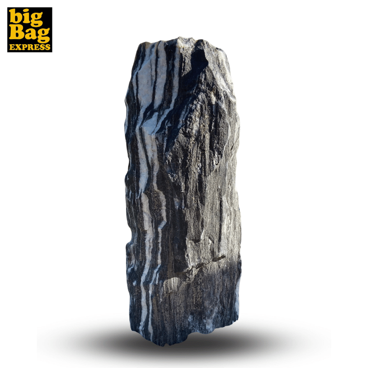 Monolithe Décoratif de Jardin en Marbre Black Beauty Nat Col 68cm