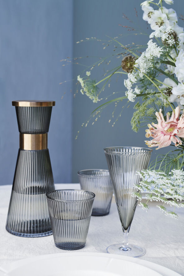 Rosendahl GC Nouveau Champagneglas 20 cl smoke 2 stk. Grå