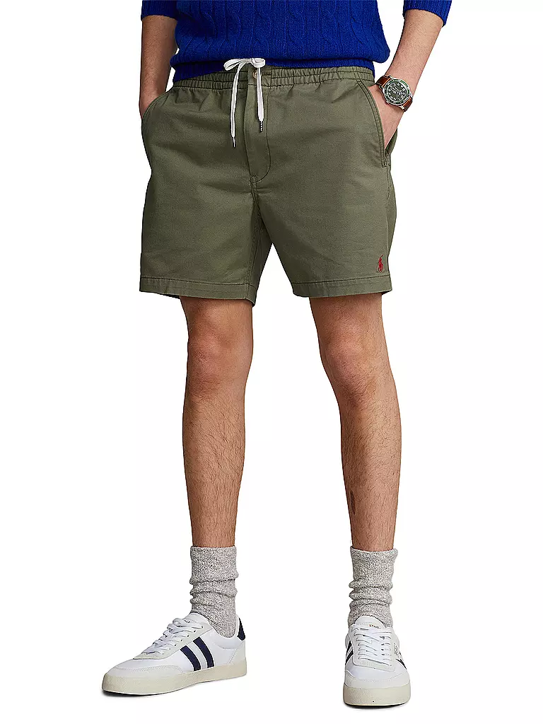 POLO RALPH LAUREN Shorts Classic Fit PREPSTER olive