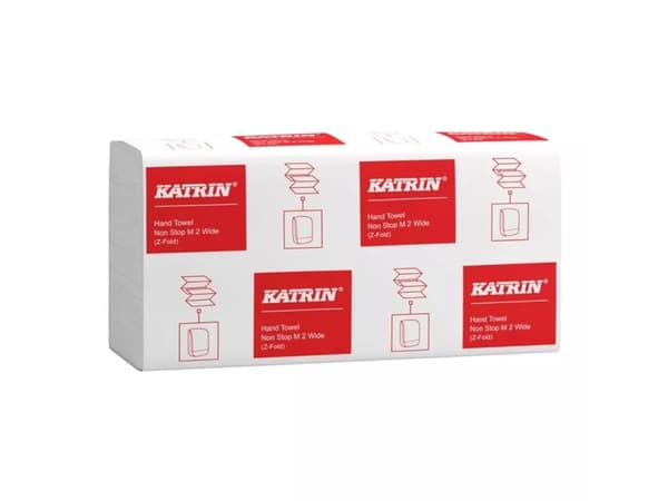Katrin 61570, 160 ark, Papir, Hvit, EU Ecolabel, ISO 9001, ISO 14001, GreenPack, 240 mm, 600 mm