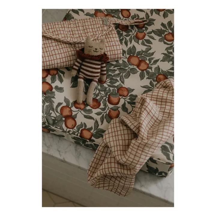 garbo&friends Matelas à langer de voyage Checks | Sienne