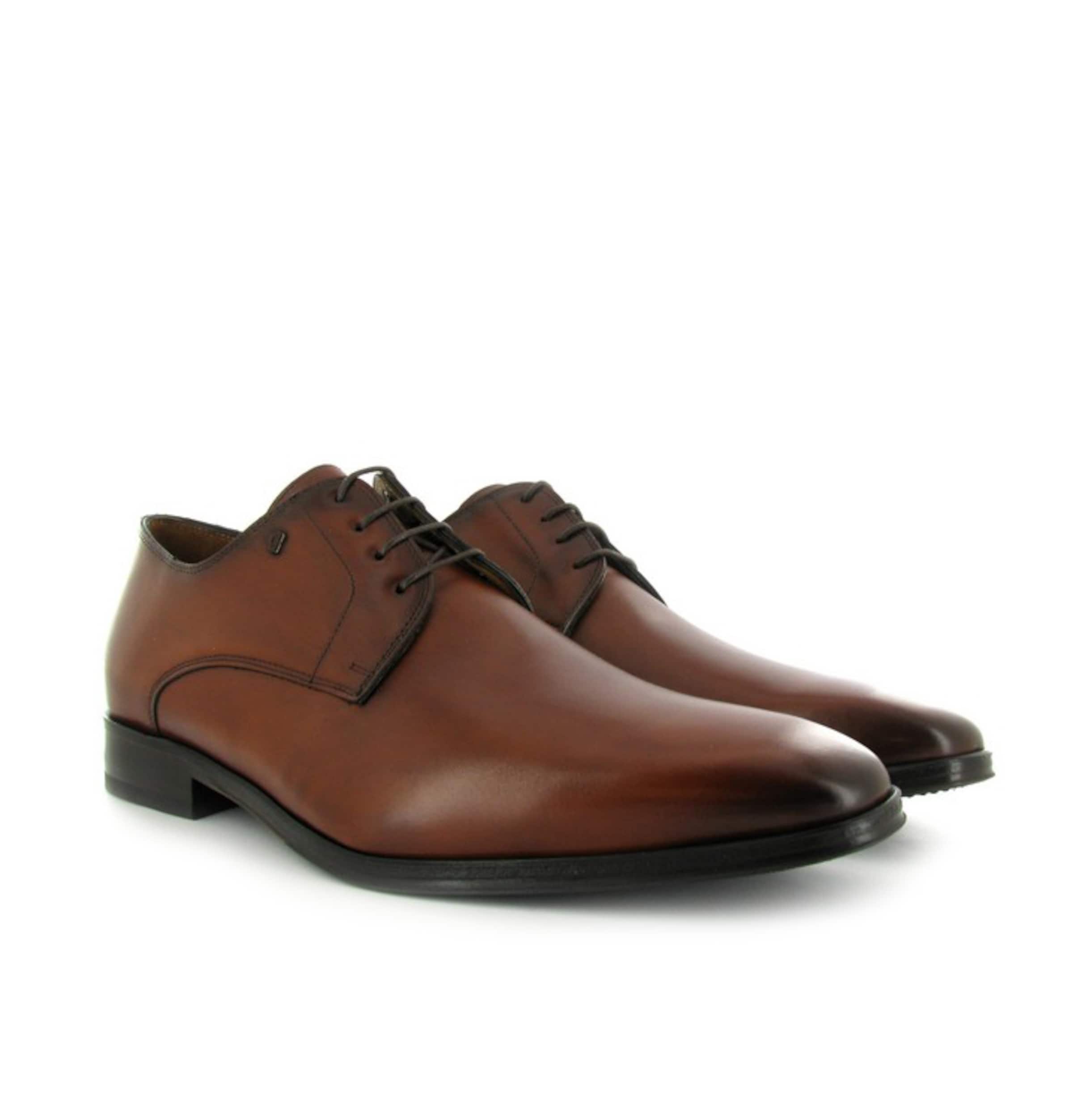 Van Bommel heren veterschoenen bruin